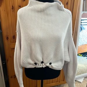 Free people swim too deep crop sweater